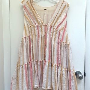 Free People Do It Again Striped Dress